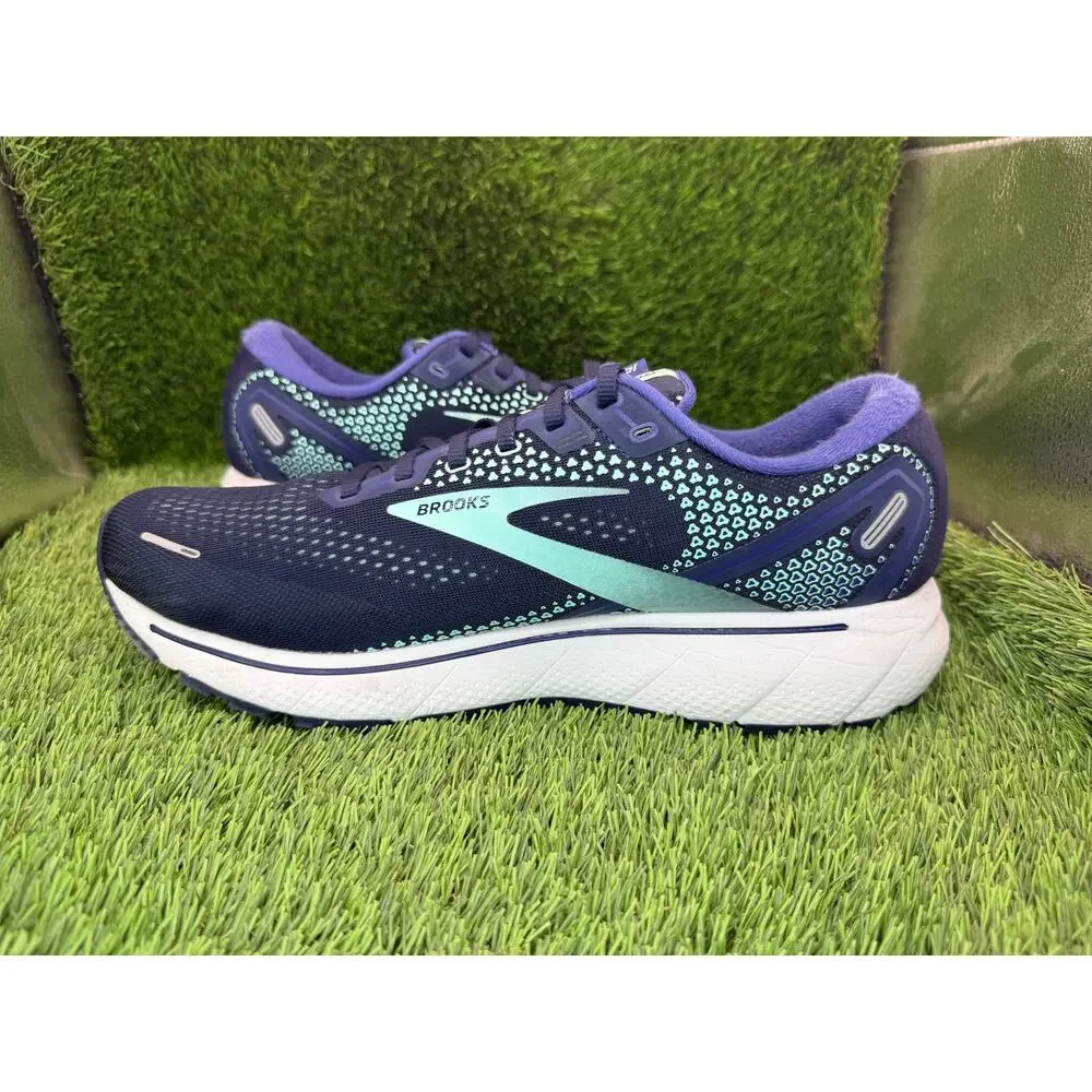 Brooks Ghost 14 1203561D446 Athletic Sneaker Women's 13D Blue Mesh Gym Running